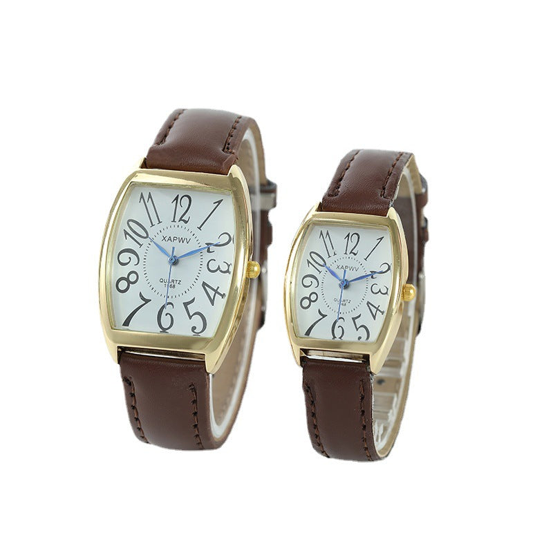 Montre-ceinture carrée tendance pour filles