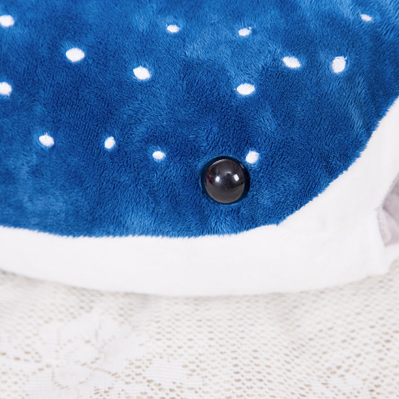 Peluche Douce Requin Baleine Bleue