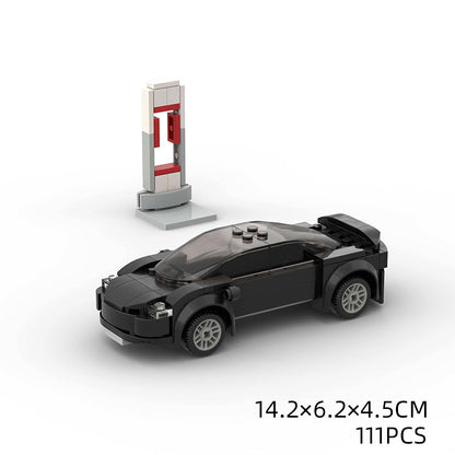 Jouets pour enfants Modèle de voiture Voiture de sport et petites briques de construction MOC Jouets éducatifs