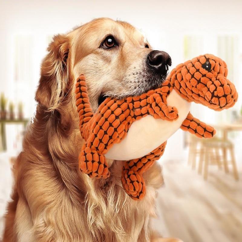 Juguetes para Mascotas con Forma de Dinosaurio, Juguetes Interactivos para Perros Gigantes