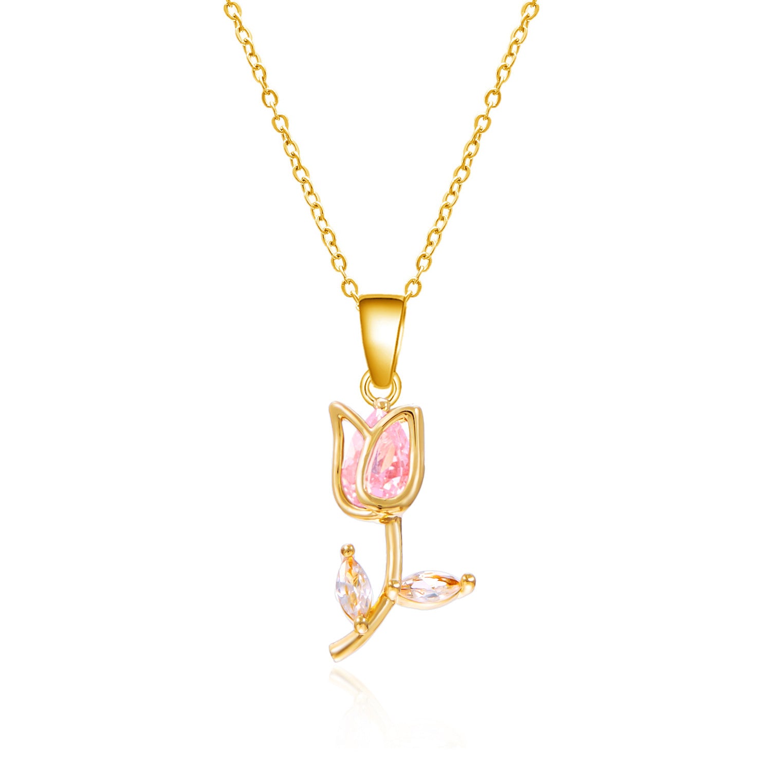 Collier Tulipe Élégant et Tendance pour Femme