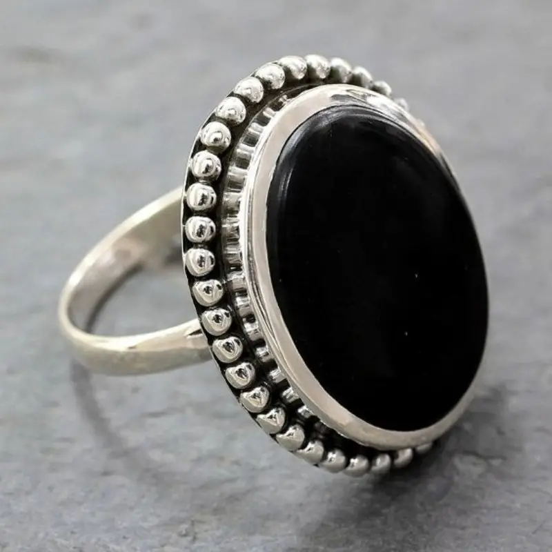 Creative Simple Retro Round Ring For Women