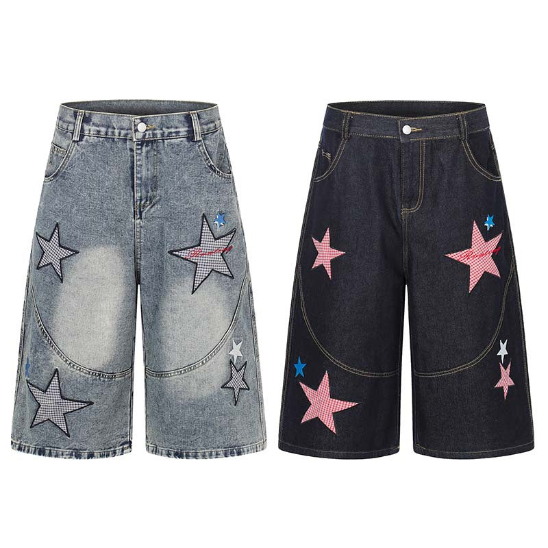 Shorts en jean d'inspiration rétro