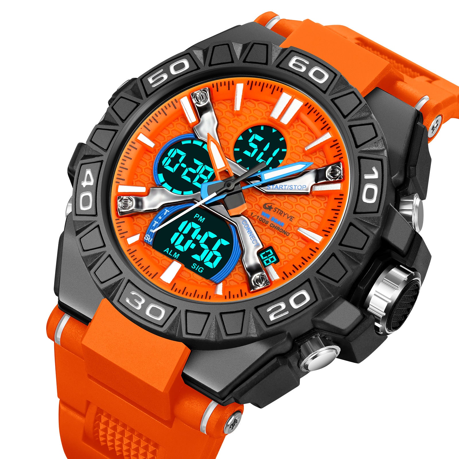 Nuevo reloj electrónico luminoso deportivo colorido impermeable, reloj multifuncional para estudiantes