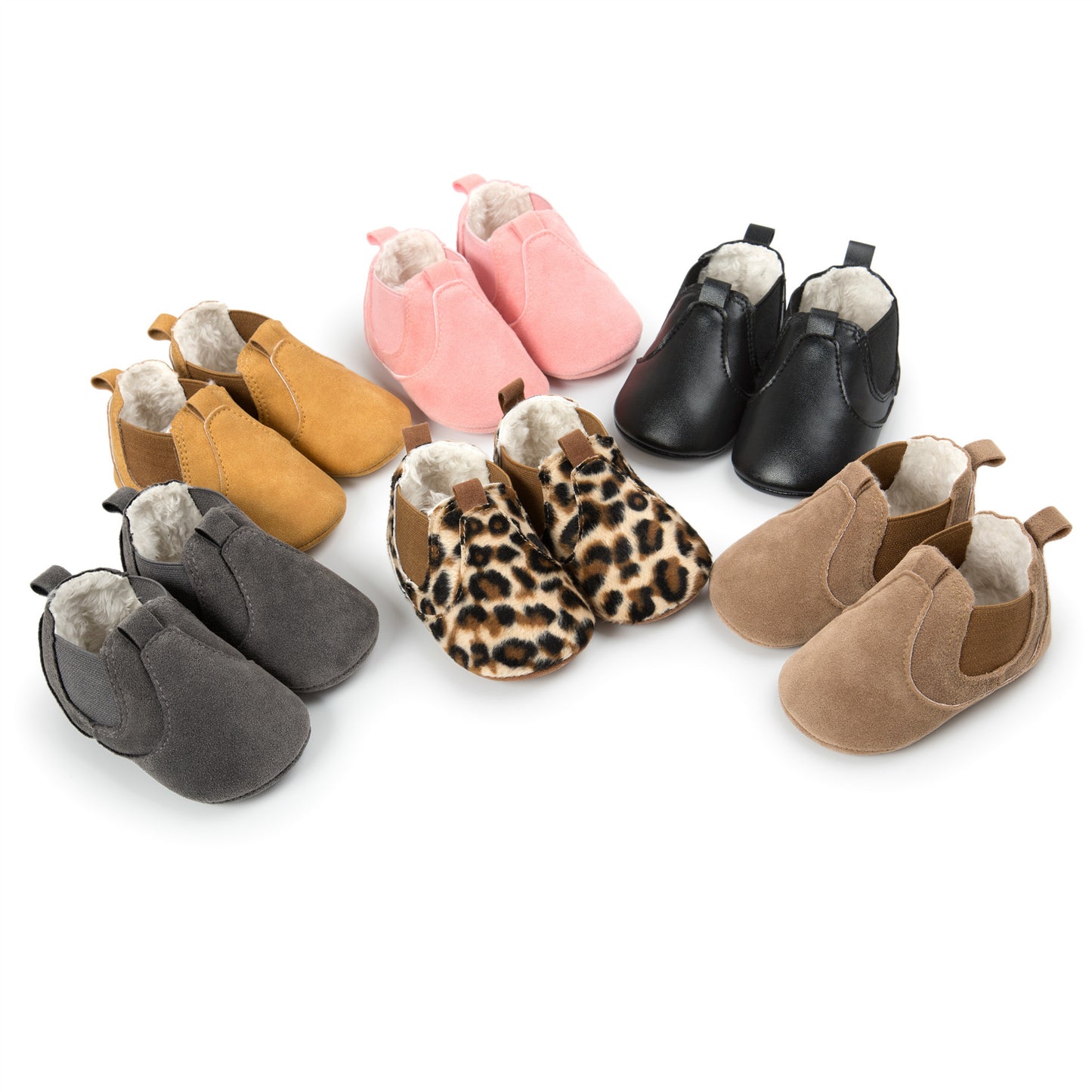 Chaussures en cuir synthétique pour bébé (chaussures de marche)