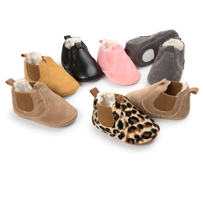 Chaussures en cuir synthétique pour bébé (chaussures de marche)