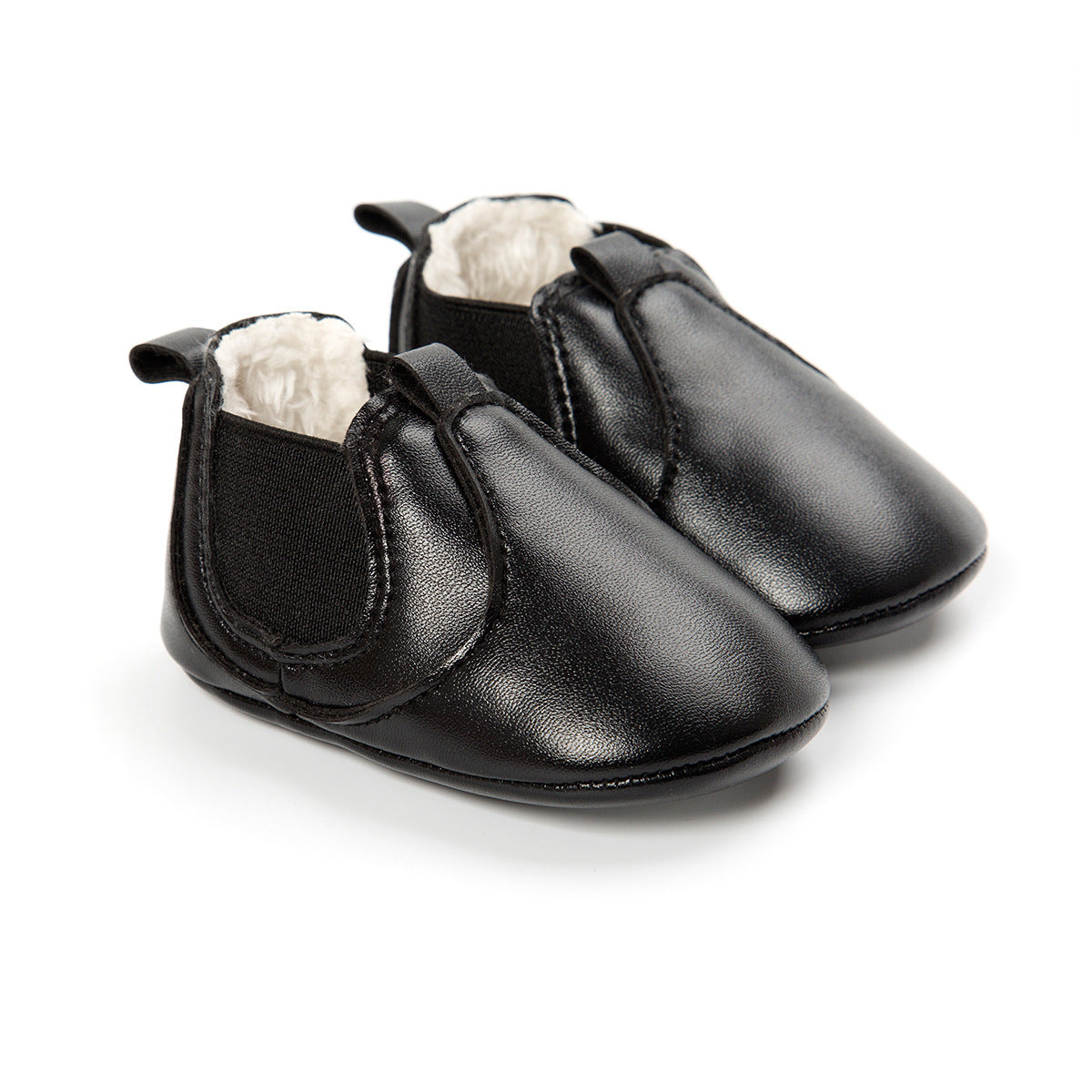 Chaussures en cuir synthétique pour bébé (chaussures de marche)