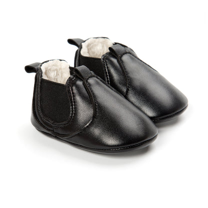 Chaussures en cuir synthétique pour bébé (chaussures de marche)