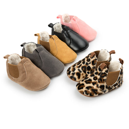Chaussures en cuir synthétique pour bébé (chaussures de marche)