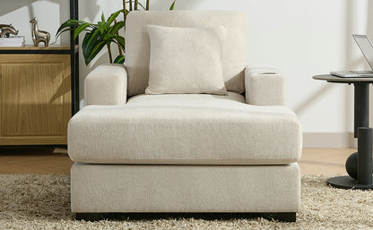 Tumbona oversized de 100.8 cm Sofá-diván de estilo moderno