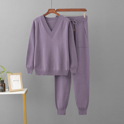 Conjunto de jersey de pico y pantalón