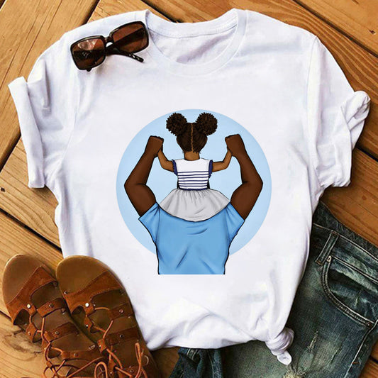 Camiseta de manga corta holgada para mujer