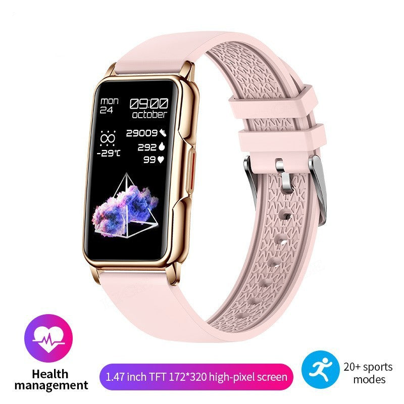 Bracelet de sport intelligent d'extérieur multifonctionnel de surveillance de la santé pour femmes