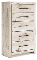 Lawroy - Five Drawer Chest - Light Natural-0