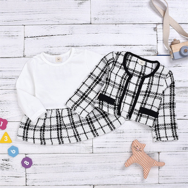 Robes à manches longues Deux pièces pour enfants Bébé petite combinaison de vent d'encens