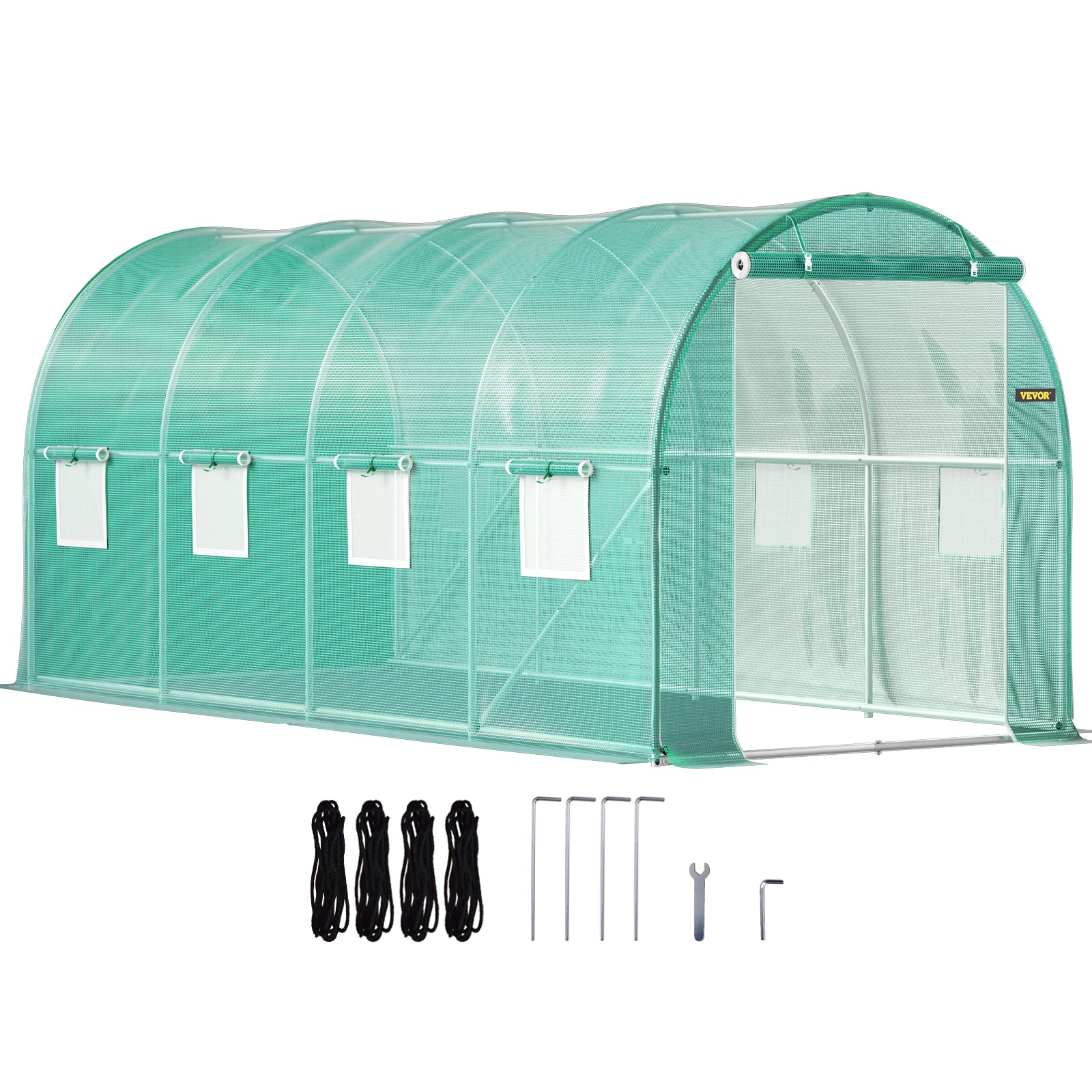 Walk-in Tunnel Greenhouse, 15 X 7 X 7 Ft Portable Plant Hot House
