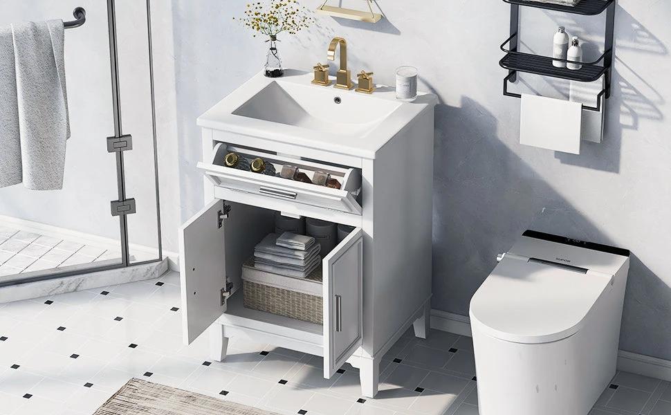 24" Bathroom Vanity with Sink by eprolo