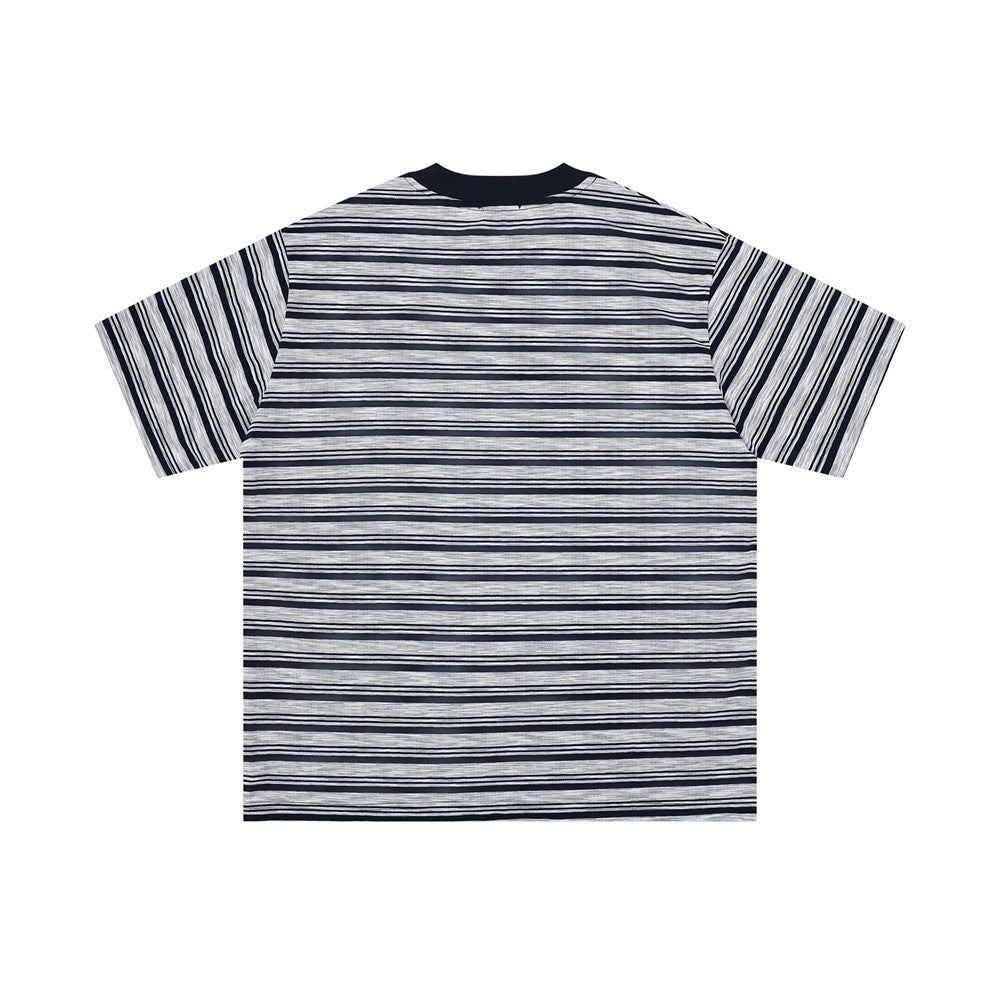 T-shirt rayé à manches courtes