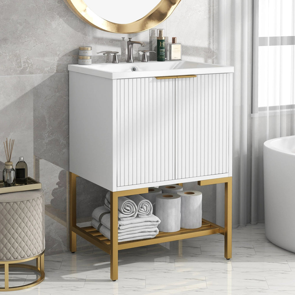 24" Bathroom Vanity with Sink by eprolo