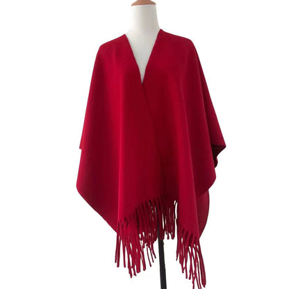 Manteau Cape Chaud de Voyage Rétro Haut de Gamme