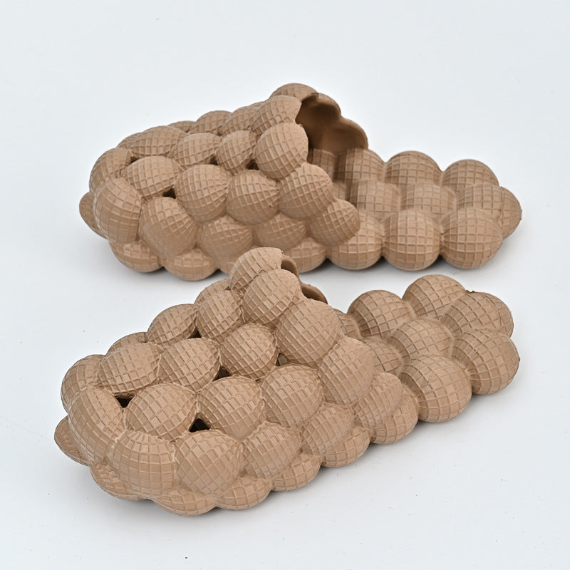 Nuevas sandalias de masaje de malla para el baño, de verano, para el hogar, antideslizantes.