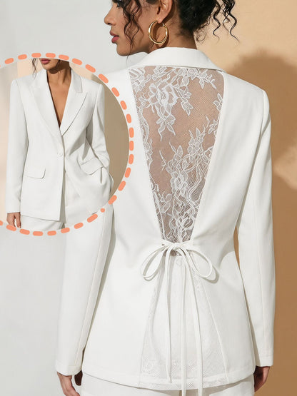 Élevez votre garde-robe avec cette veste de costume noire sophistiquée