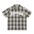 Chemise écossaise à manches courtes