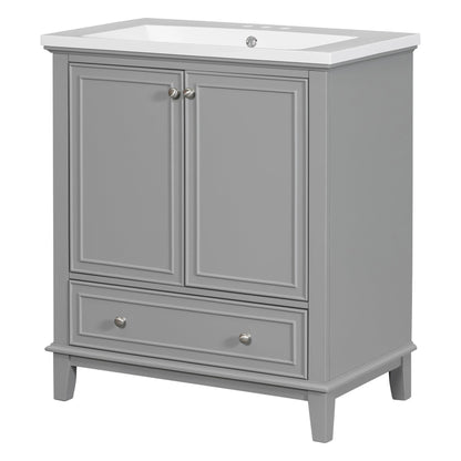 30inchgrey Bathroom Vanity with Sink by eprolo