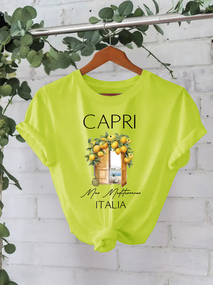 T-shirt imprimé à motifs