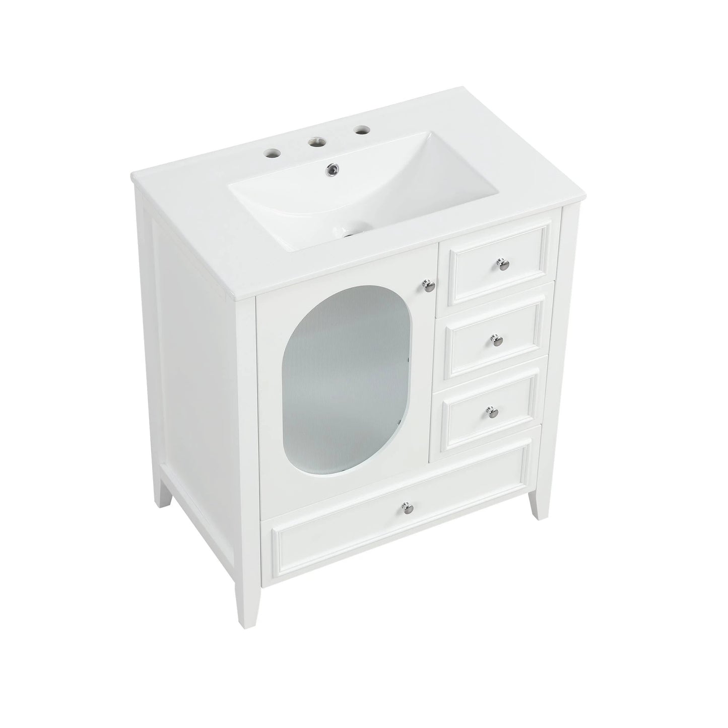 30" Bathroom Vanity with Sink by eprolo