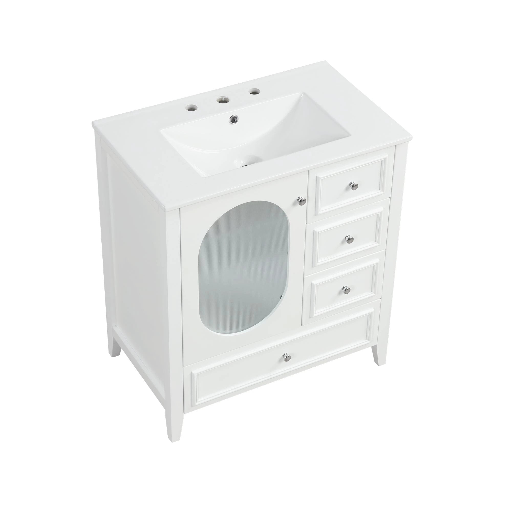 30" Bathroom Vanity with Sink by eprolo