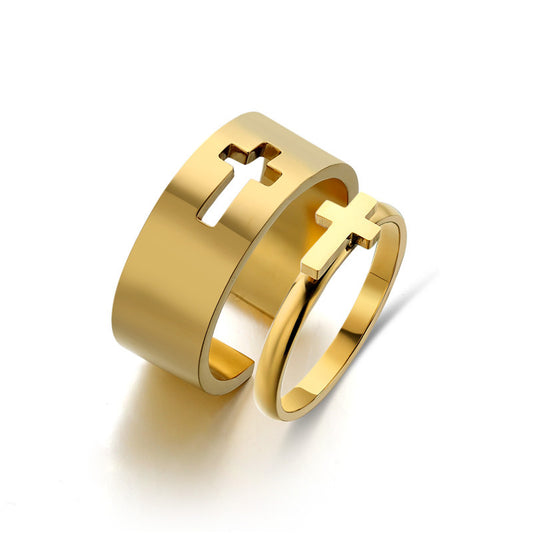 Bague Simple et Polyvalente en Acier Titane