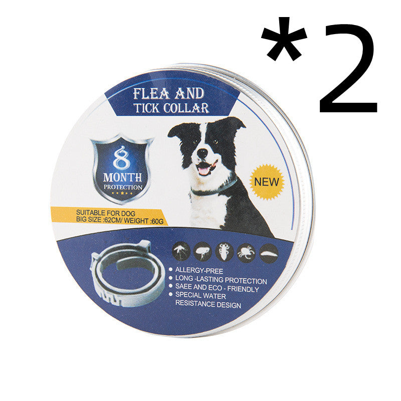 Collar antimosquitos para mascotas, ajustable, repelente de insectos para gatos y perros, suministros para mascotas