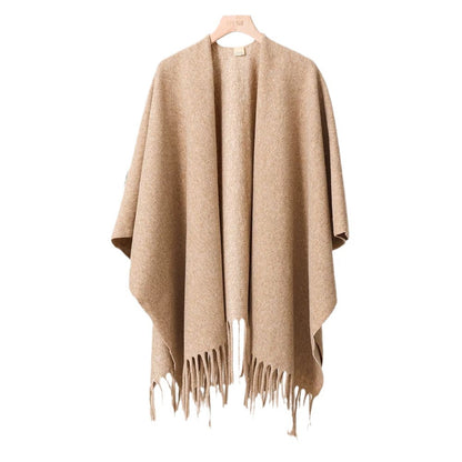 Manteau Cape Chaud de Voyage Rétro Haut de Gamme