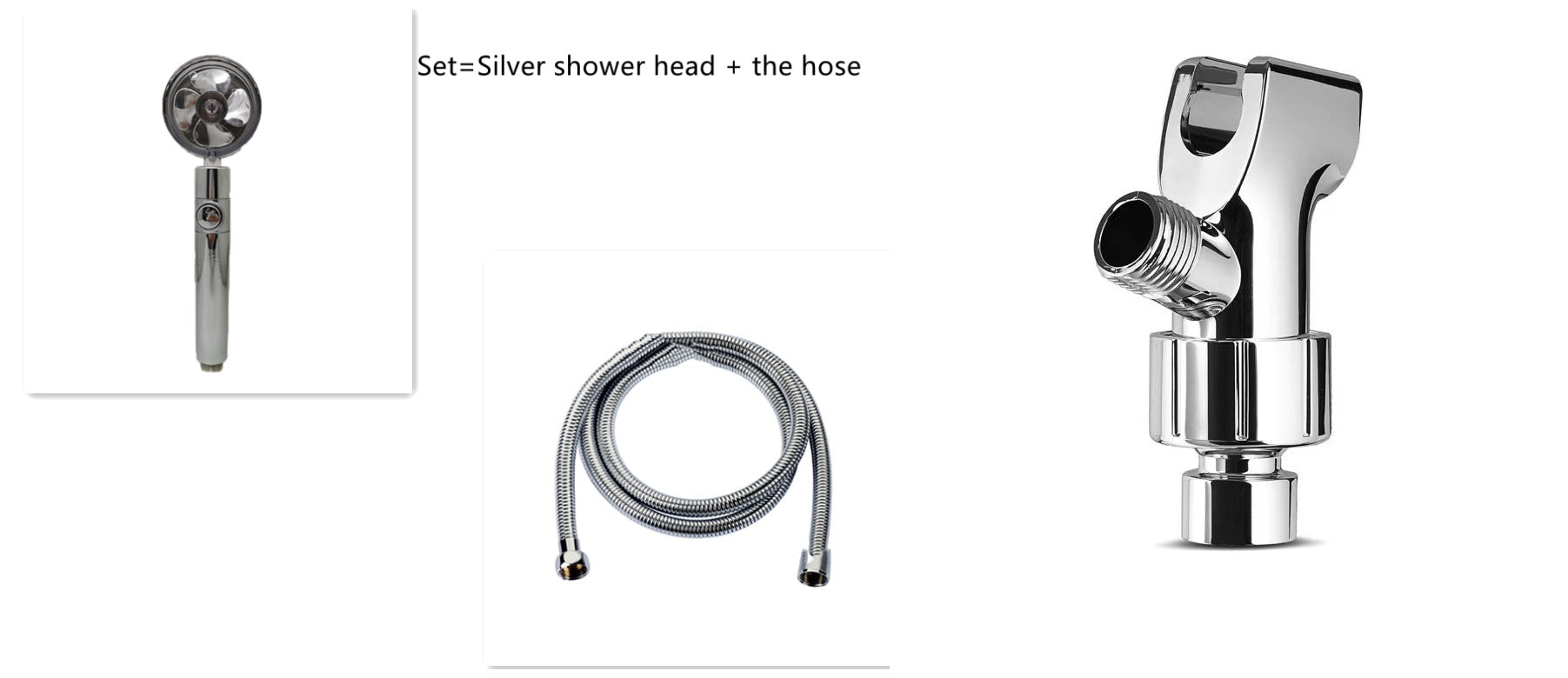 Cabezal de Ducha con Ahorro de Agua, Flujo Giratorio 360 Grados con Pequeño Ventilador, Boquilla Rociadora de Alta Presión de Lluvia de ABS, Accesorios de Baño