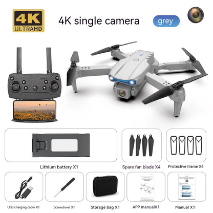 E99pro Drone aérien 4k Double caméra haute définition Caméra trois côtés