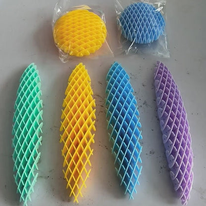 Impression 3D Filet Rétractable Élastique Rouge Net Jouet Antistress Guérison Décompression Doigt Petit Jouet Artifact