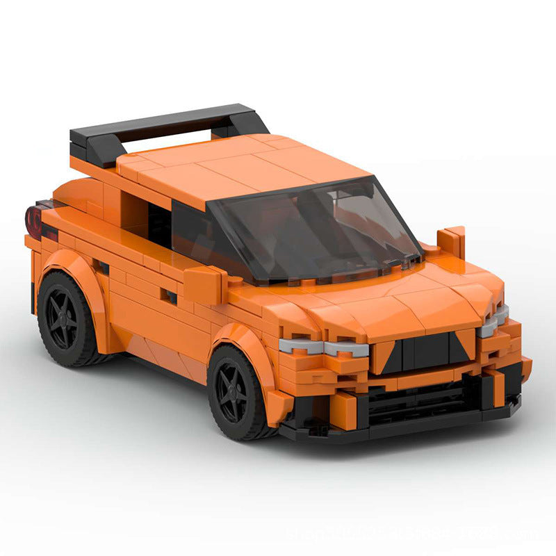 Jouet d'épissage de modèle de voiture de sport en blocs de construction