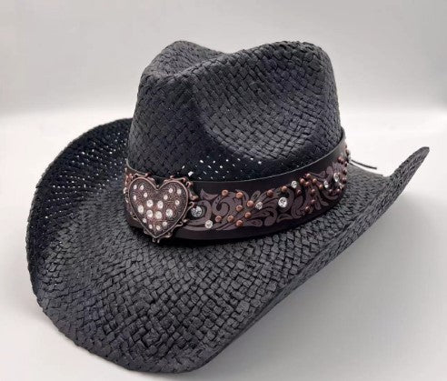 Chapeau Fedora d'été de style ethnique occidental