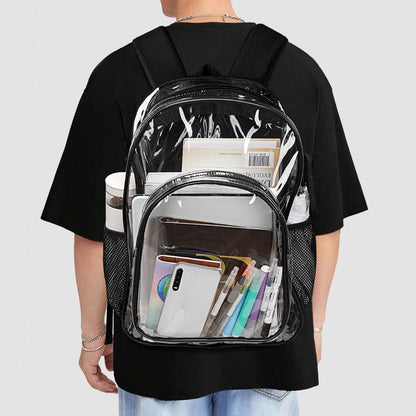 New Black body Transparent backpack
