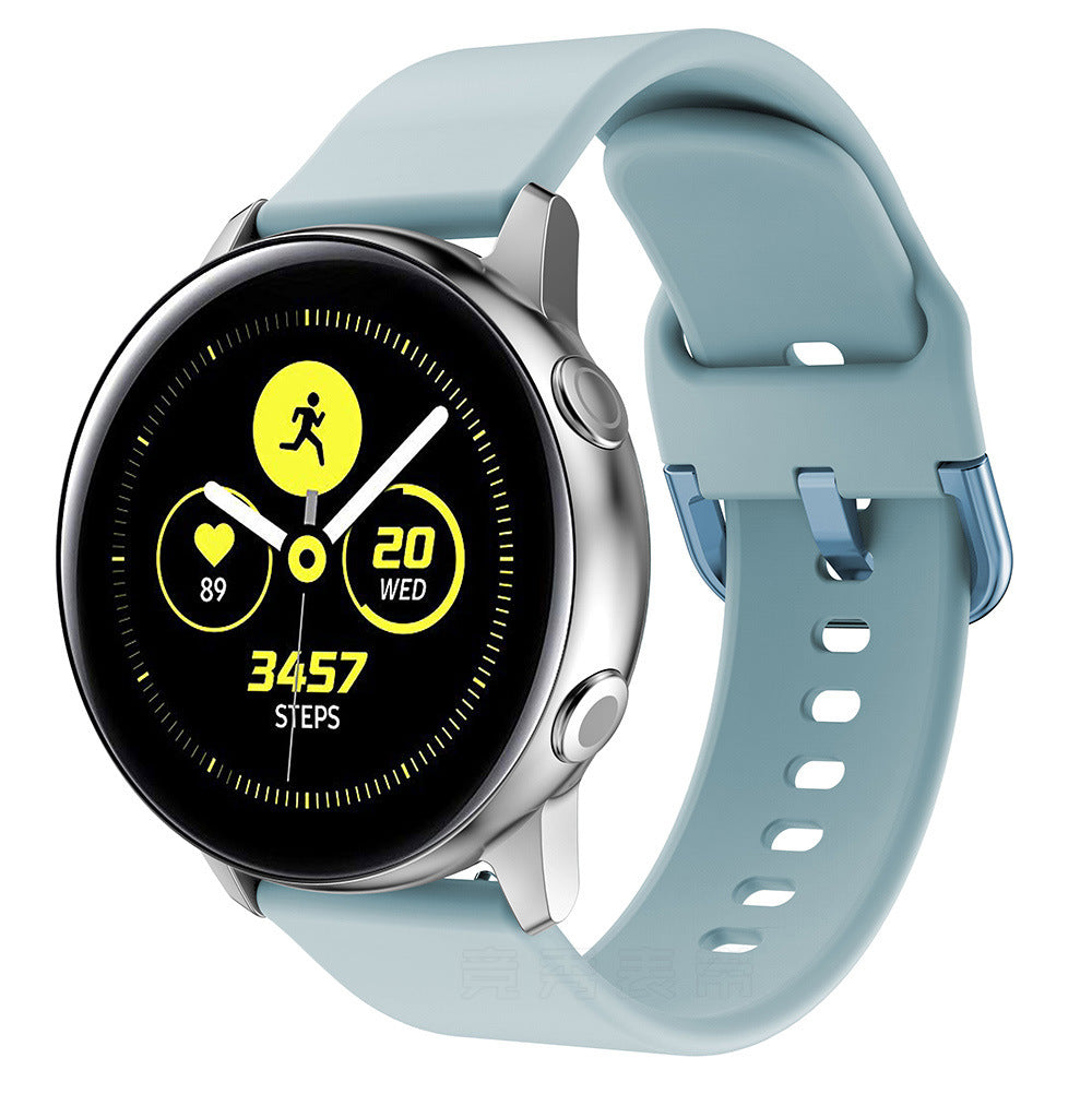 Bracelet universel en silicone 20 ou 22 mm pour montre connectée