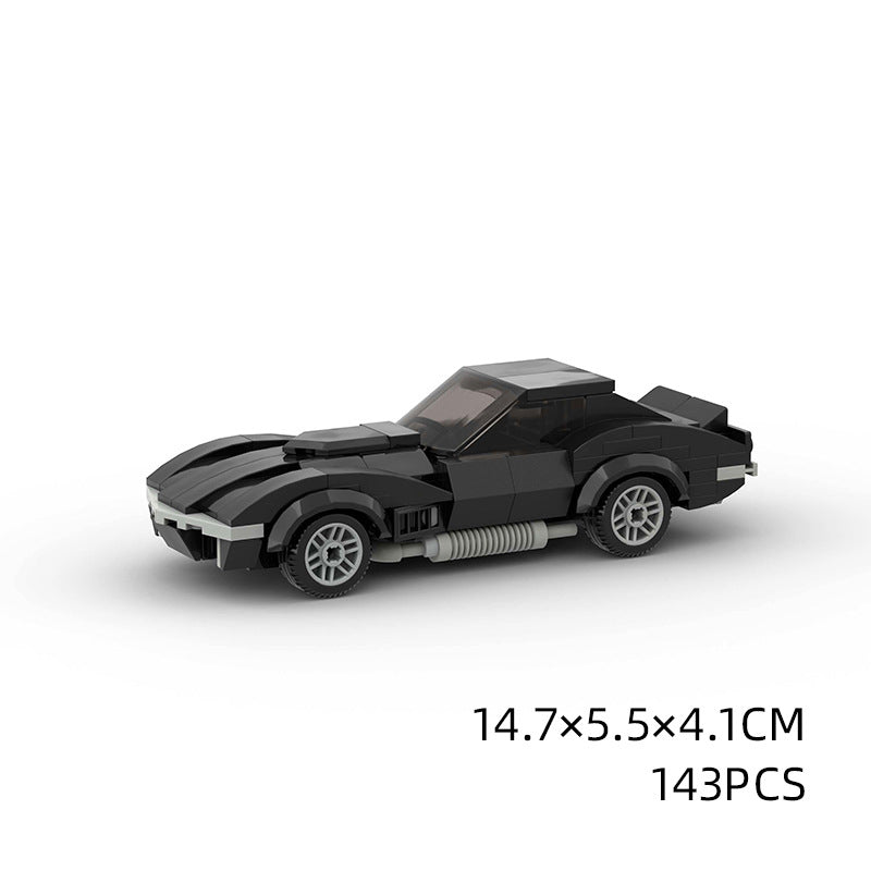 Jouets pour enfants Modèle de voiture Voiture de sport et petites briques de construction MOC Jouets éducatifs