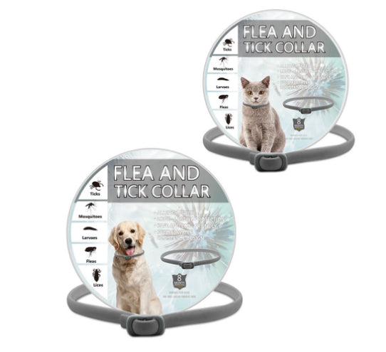Collar antimosquitos para mascotas, ajustable, repelente de insectos para gatos y perros, suministros para mascotas