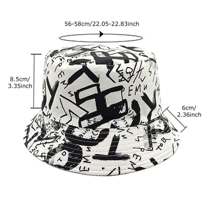 Hat Letter Graffiti Fisherman