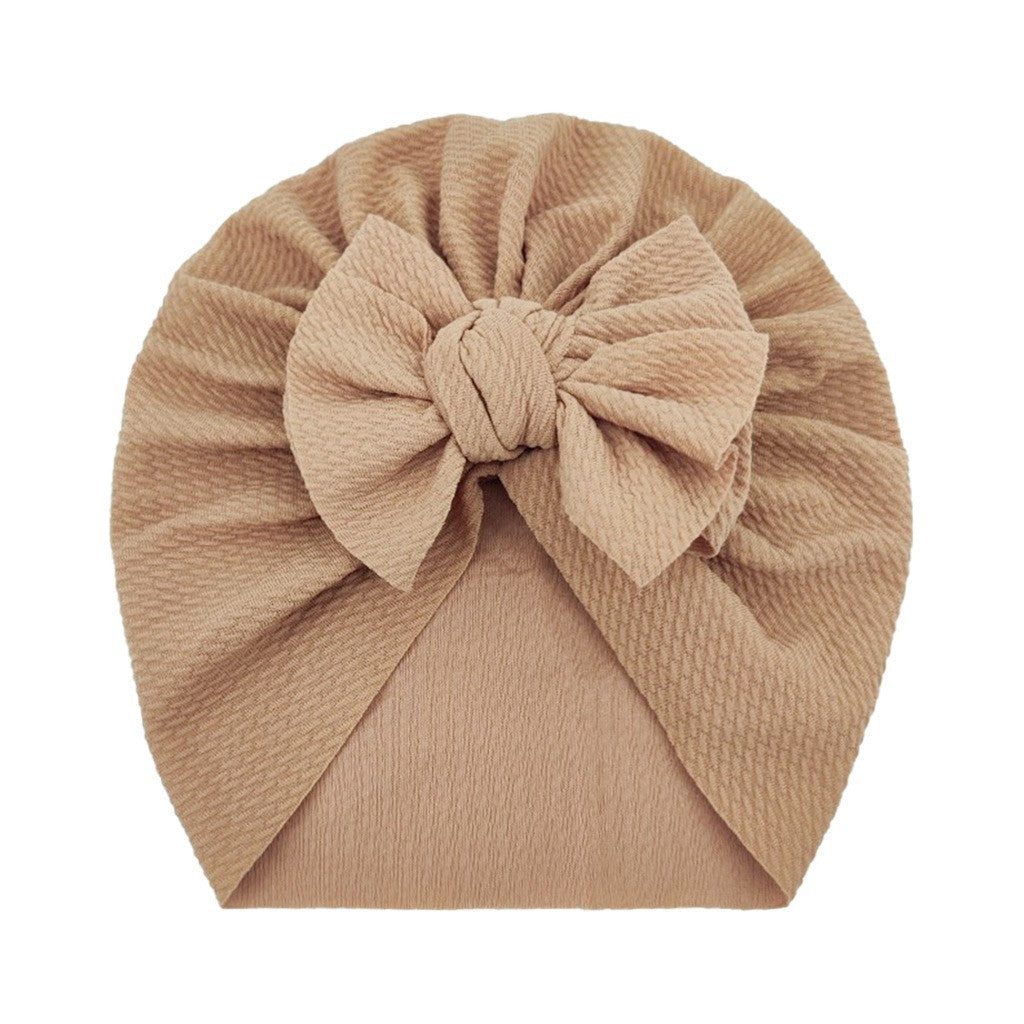 Chapeau chaud et mignon pour enfants européens et américains avec nœud