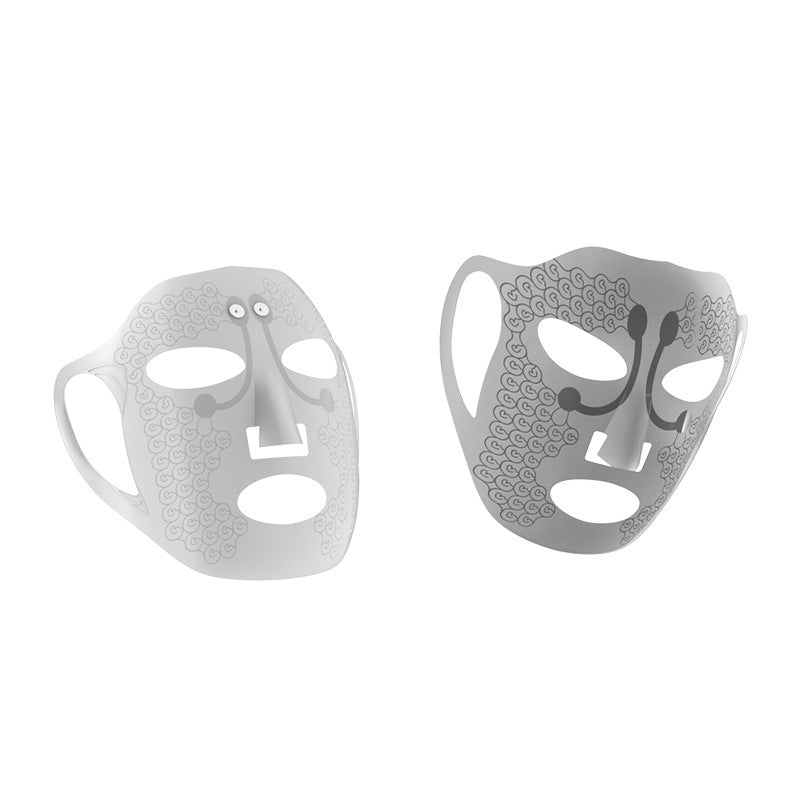 Mascarilla de masaje facial eléctrica Masajeador facial Reafirmante de la piel Hidrata Antiarrugas Reduce las arrugas Dispositivo de belleza Cuidado de la piel