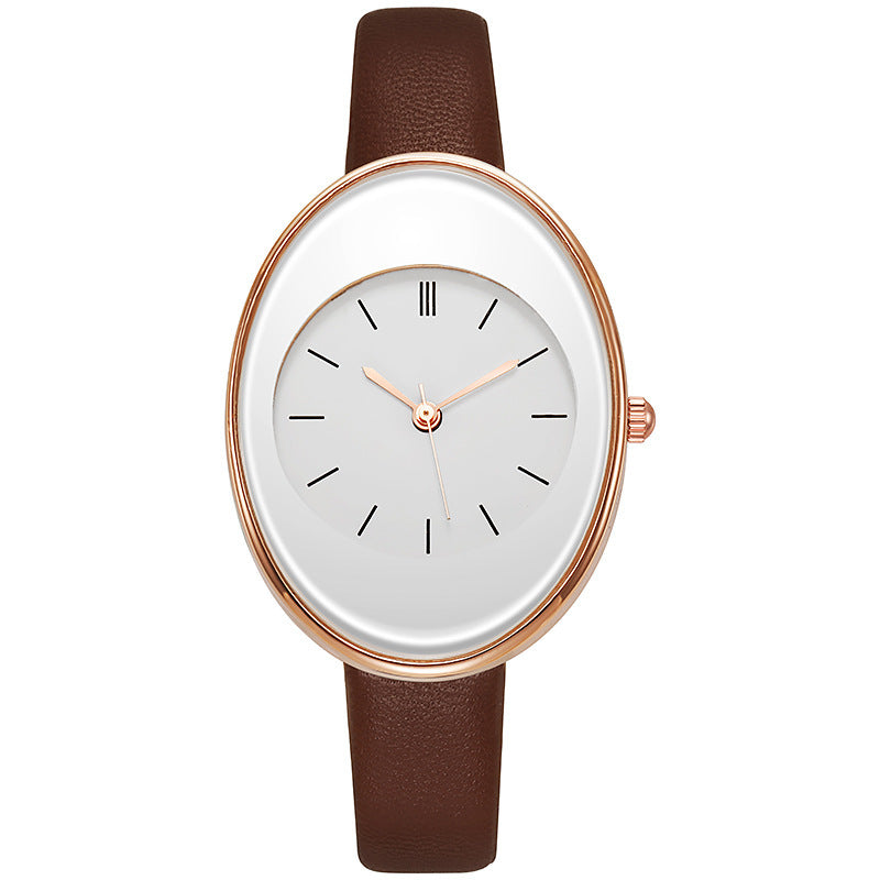 Reloj Neutro para Mujer con Correa de Acero, Moda Sencilla, Cuarzo