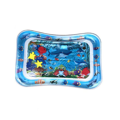Tapis de jeu aquatique gonflable pour bébé Tortue de mer