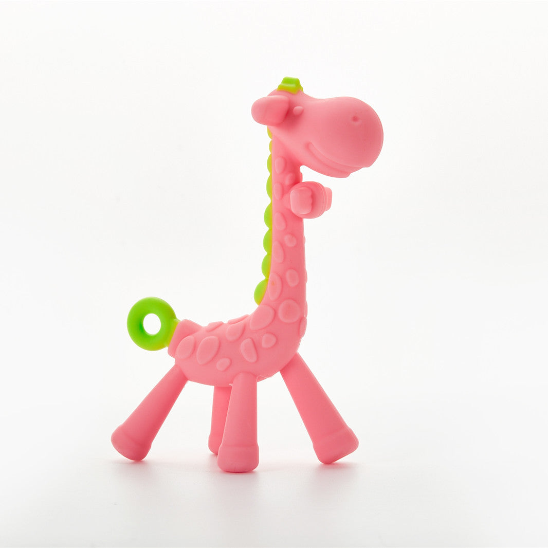 Jouet girafe pour bébé, anneau de dentition, bâton molaire