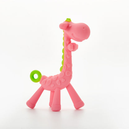 Jouet girafe pour bébé, anneau de dentition, bâton molaire